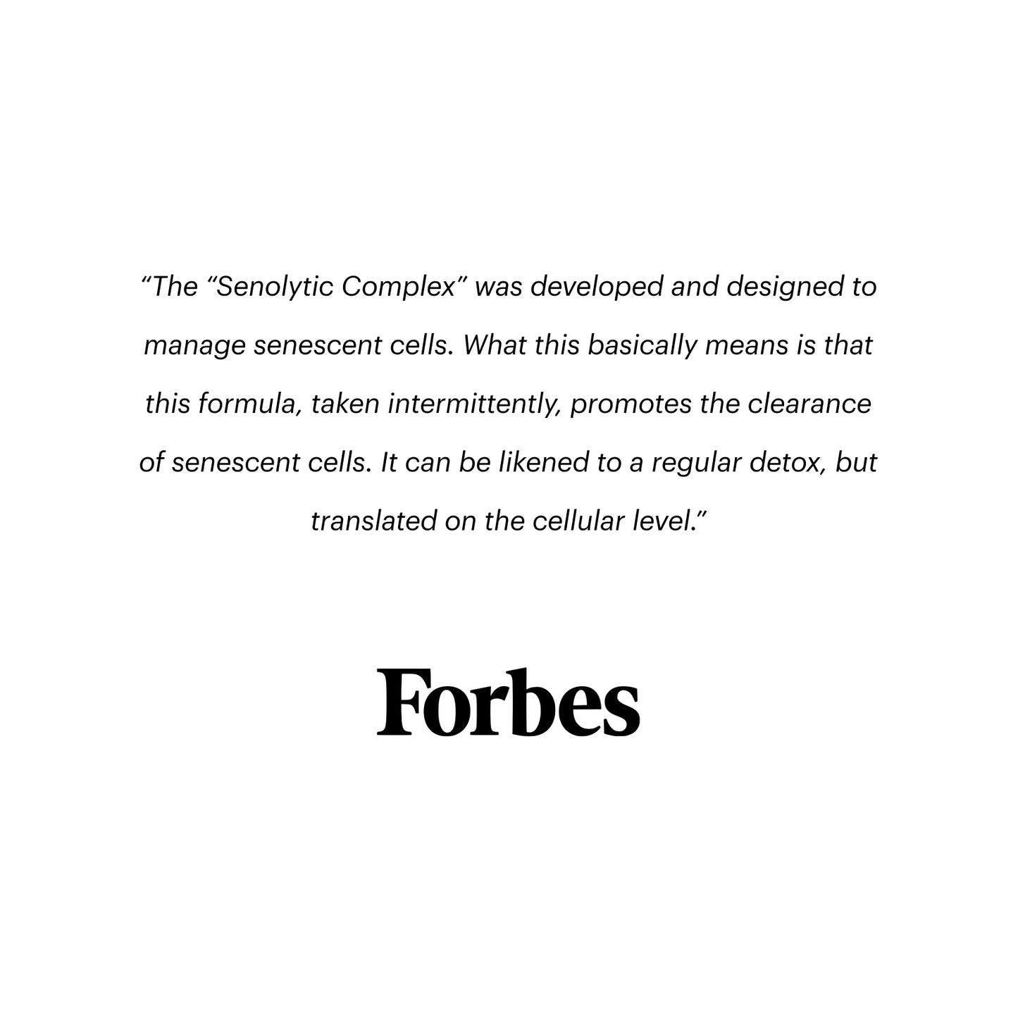 Senolytic Complex